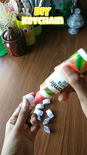 DIY Keychain | easy Keychain ideas | #diy #craftideas #shorts