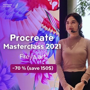 "🖼 Become a Procreate digital artist with this step by step course 🖌 Are you a beginner and want to up your skills to create amazing art? 👇 We got you covered. 😊 Click here and turn your passion into art >>" https://procreate.courses/procreate-masterclass/enroll | Freya.art