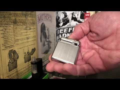 Vintage Colibri by Kreisler Automatic Slip-Case Petrol Lighter