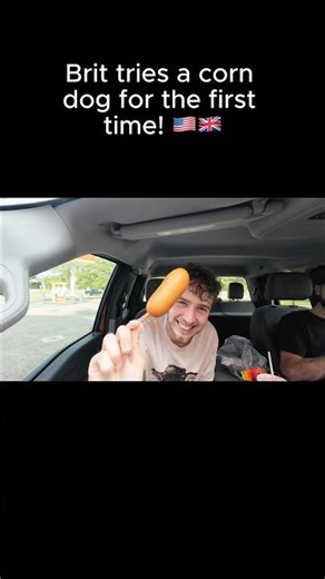 What even is a corn dog? #britinamerica #corndog #america