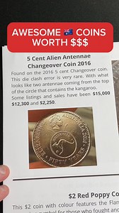 AWESOME AUSTRALIAN COINS WORTH MONEY $$$ #awesome #🇦🇺 #money #Aussie #Australia #Aus #alienerror #collecting | Michael McCauley