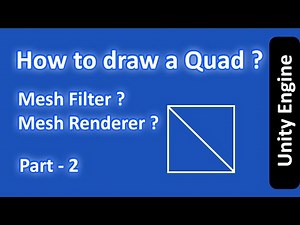 Rendering a Quad | Runtime Mesh Generation | Game Mathematics Series | Unity Engine