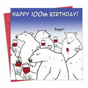 100th Birthday Card - Funny Age 100 Year Old Happy Birthday Card - Unisex - Men Women Him Her - Friend Milestone Grandad Nan Mum Dad - Etsy