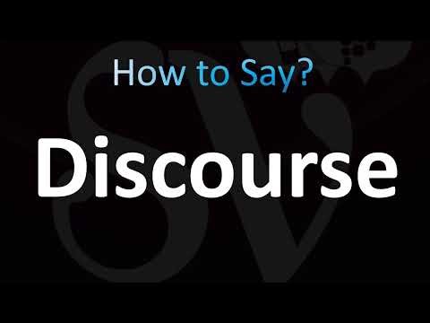 How to Pronounce Discourse (CORRECTLY!)
