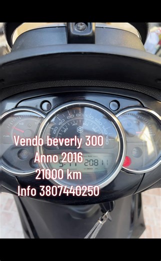 For Sale: 2016 Beverly 300 Scooter with Low Mileage