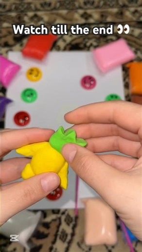 Turning My Drawing Into Clay! 😍 #shorts