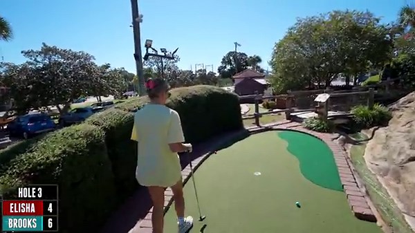 This Mini Golf Match Was Brought To You By The Struggle Bus...