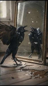 Do Crows Recognize Themselves? The Mirror Test #crowintelligence #Crows