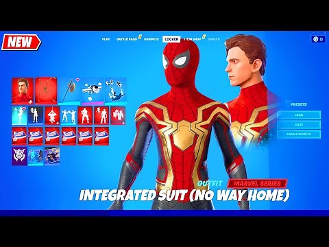 I added INTEGRATED Suit (Tom Holland Spider-Man's No Way Home) in Fortnite シ