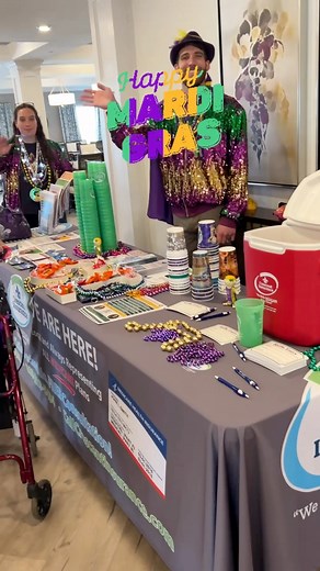 Happy Mardi Gras⚜️We had a great time celebrating Fat Tuesday at Provision Living at Crown Ridge in Walton 🎉 Games, prizes, food & drinks 🥂 We appreciate everyone who joined in on the fun! | Crescent Insurance
