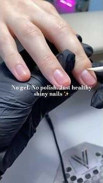 Japanese Manicure Step by Step ✨ Natural Nail Shine Tutori. #naileducation #nailtech #manicure