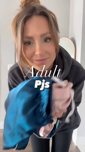 Adult Pyjama Era. I need a steamer. I personally love these as I’m not a huge fan of buttons on my pjs so these are a great option. Linked them on my Amazon in the bio. 🫶🏼 | Brittany Ostofe