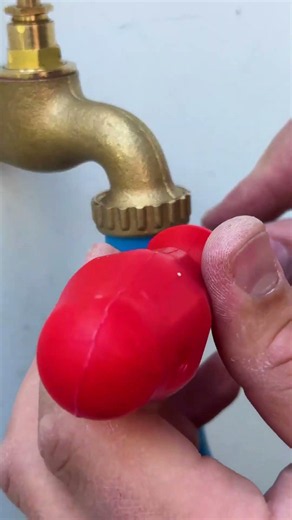 Wasserhahn Schlauch Verbindung 🚰🔧 #wasserhahn #schlauch #diytrick