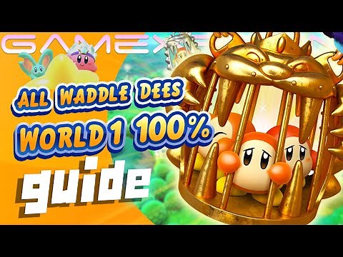 All Waddle Dee Locations: World 1: Natural Plains - Kirby and the Forgotten Land (100% Guide)