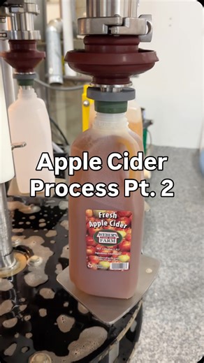 64 reactions | Welcome back to Weber’s Cider Making Process, Pt. 2 with Farmer Jack! Once the cider is pressed, it runs through a UV treatment to kill any bacteria before being jugged into pints, quarts, half gallons, and gallons. Then it’s ready for purchase inside the Farm Market! Have any additional questions? Drop it in the comments below! #webersfarm #applecider #cider #ciderpress #loclafarm #localcider #shoplocal #baltimorecounty | Weber's Cider Mill Farm | Facebook