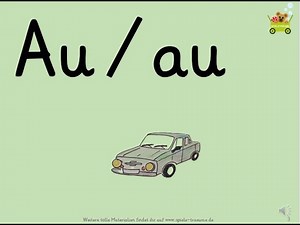 Au/au- lernen. Alles in einem Bild!