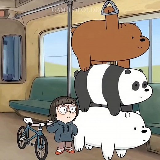 Chloe Park Adventures with Grizzly and Ice Bear | We Bare Bears