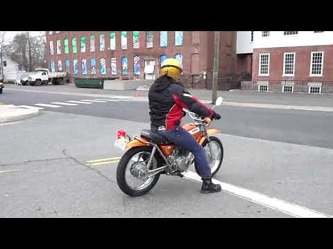 1970 Honda SL175 K0 - Candy Topaz Orange 2