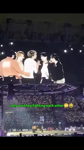 Poor Namjoon stuck between his little devil kids🤣 Maxico D3🔥