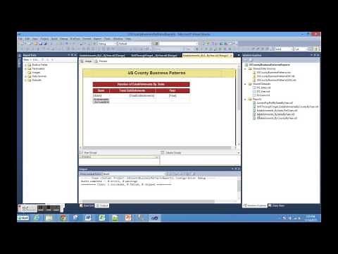 US County Business Patterns - SSRS - Drilldown + Subreport