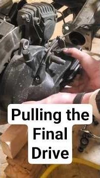 K75 scrambler: Driveshaft spline lube pt. 1 #motorcycle #diy