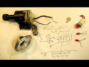 Repairing a bicycle dynamo made for 6 V - 3 Watt, testing it with Red and Blue LED's and more (demo)