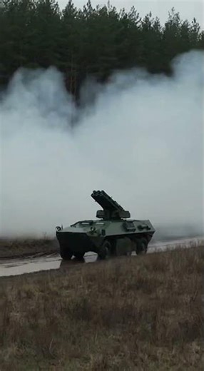 Live-Fire Drill: [BTR-4 / LAV-ATM] Missile Strike in Muddy Terrain #military#army #viral #shorts