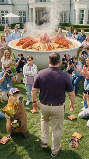 Capybara Accidentally Won the World's Biggest Instant Noodle Bowl Record!