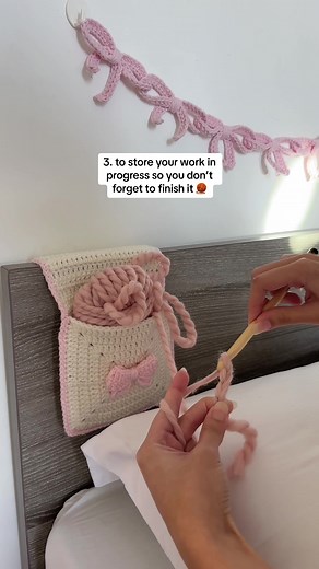 Cozy Crochet Room Decor Ideas: Hanging Bows & Garland Tutorial