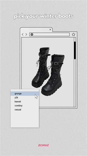 7.2K views · 11 reactions | boots that match all your moods this szn ❄️ | ROMWE | Facebook