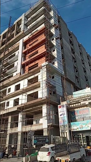 Installing the cladding sheet work aluminum composite panel