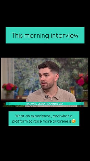 Graeme Sutherland on Instagram: "Today I was on ITVs This Morning to discuss Alzheimer’s . Couldn’t believe I was going on a show I’ve watched since I was a student . Everyone was very welcoming and made me feel at ease , especially the hosts. I hope I got across some points as I could speak about it for hours . Loved I was able to talk about my mum and Alzheimer’s and hopefully raise some more awareness and help others find my TikTok to take some comfort , ideas , or learn from. Thank you for a