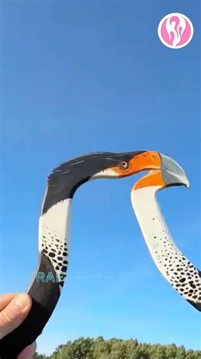 Boomerang | Boomerang with parrot design