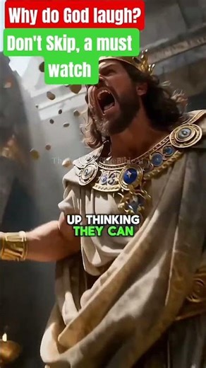 Why do God laugh? #GodsSovereignty #BibleEncouragement #ChristianShorts #JesusReigns #Christian