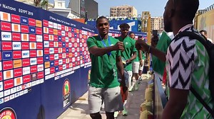 Total Africa Cup of Nations 2019 Always some smiles when it comes to welcome the Naija BOYS 😃 Will the Super Eagles reach the Total AFCON 2019 semi-finals? 🤔 | Football Together