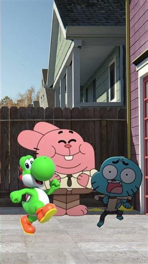 Richard Watterson Pranks Gumball With Yoshi