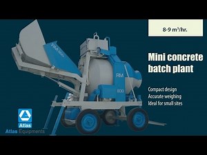 Small Concrete Batch Plant for Sale | Concrete Mini Plant RM800