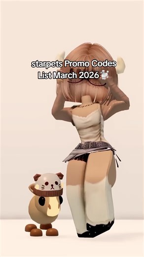 starpets Promo Codes List March 2026🐩 ‎#starpets #robloxobby #gaming #viraltok #makemeviral