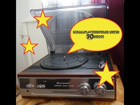 Turntables under 50 euros tested!!! :) Soundmaster PL186H