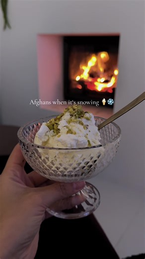 How to make sheer yakh 🍦 #icecream#snow | Afghan