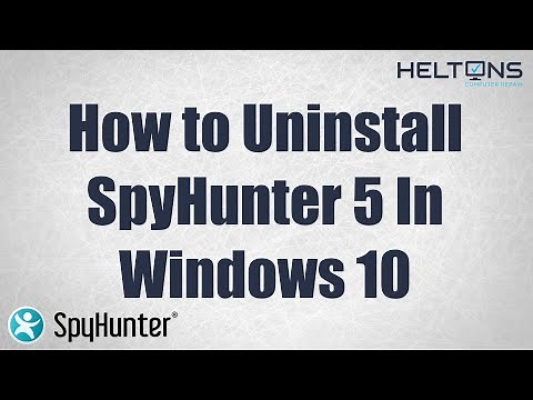 How to Uninstall SpyHunter 5 in Windows 10