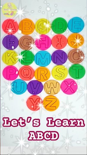 Let’s Learn ABCD with Playdoh 🎵 Fun ABC Song for Toddlers | Learn Alphabet Together
