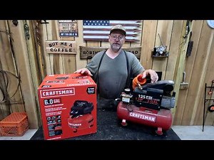 Craftsman 6 0 GAL Air Compressor review video