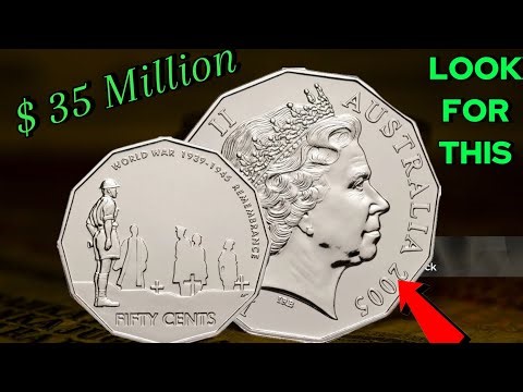 Top 10 Most Valuable 50 Cent Coins Australia Worth Thousands Rare Big Money Coins