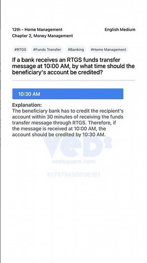 RTGS Funds Transfer Timing Explained 12th Home Management