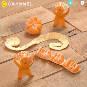 Get creative with tangerines⭐︎ 4 Ways to Peel Tangerines via C CHANNEL Art&Study | C Channel