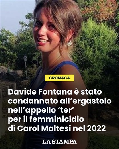 Carol Maltesi, ERGASTOLO per Davide Fontana nell’appello “ter”