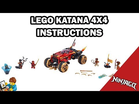 LEGO Katana 4X4 - Building Instructions - Ninjago - 70675