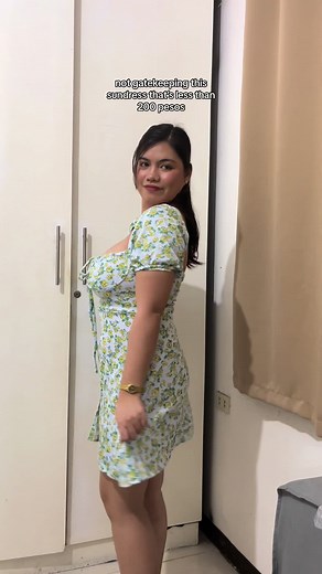 Cute sundress that fits midsize and plus size too! ✨ #fyp #xyzbca #sundresses #cutedresses #midsizedress #plussizedress