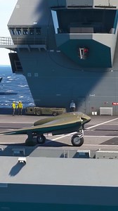 Horten IX Ho229 takes off from an aircraft carrier - aircraft simulator #shorts #short | Op Saiful Gaming FB